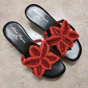 Robert Clergerie flower sandals